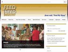 Tablet Screenshot of feedtheneedministry.org